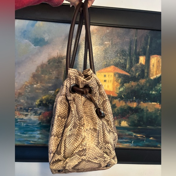 Furla Python Embossed Shoulder Bag - Picture 11 of 17